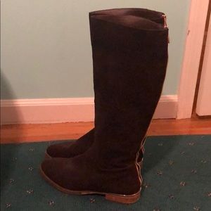 Modern Vice Suede Riding Boots